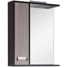 Зеркало со шкафом Onika Гамма 58.01 L 205827 с подсветкой Венге луизиана Ясень шимо светлый