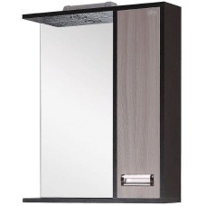 Зеркало со шкафом Onika Гамма 58.01 R 205828 с подсветкой Венге луизиана Ясень шимо светлый