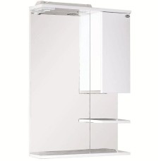 Зеркало со шкафом Onika Элита 60.01 R 206020 с подсветкой Белое