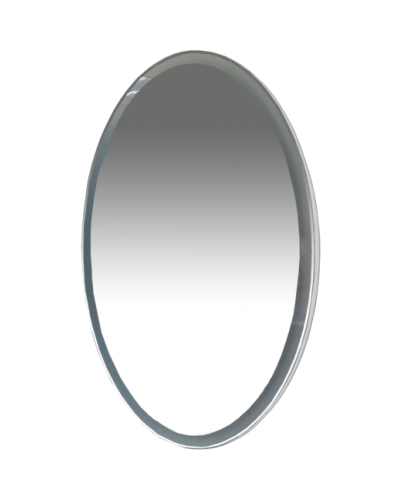 4 Неон - Зеркало LED 600х800 сенсор на корпусе (овальное)