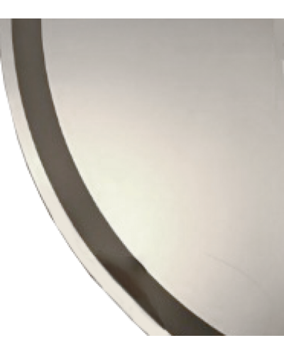 4 Неон - Зеркало LED 600х800 сенсор на корпусе (овальное)