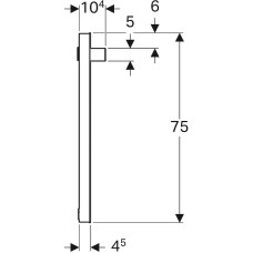Зеркало Geberit iCon 90 840790000 с подсветкой Хром