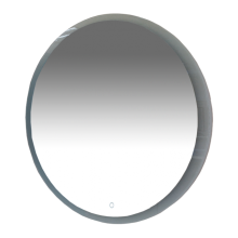 5 Неон - Зеркало LED 700х700 сенсор на зеркале (круглое)