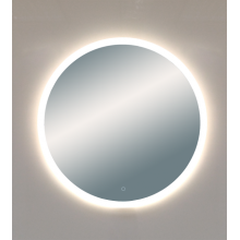 5 Неон - Зеркало LED 700х700 сенсор на зеркале (круглое)