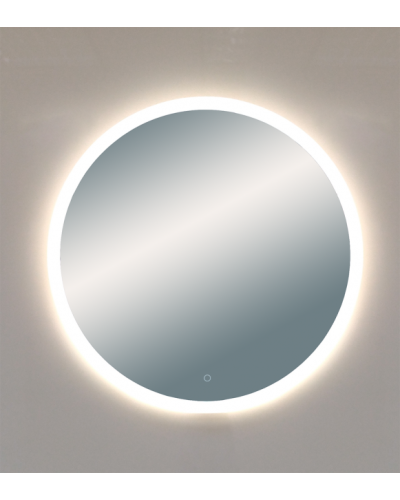 5 Неон - Зеркало LED 700х700 сенсор на зеркале (круглое)