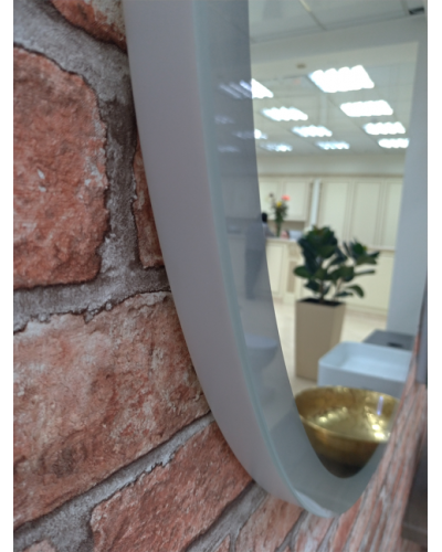 5 Неон - Зеркало LED 700х700 сенсор на зеркале (круглое)