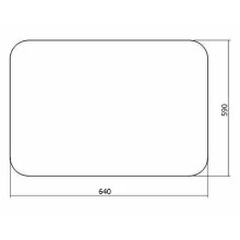 Зеркало Creto Scala 64 5-640590S с подсветкой с датчиком движения