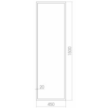 Зеркало Creto Effetto 45 15-4501500E с подсветкой с сенсорным выключателем