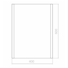 Зеркало Creto Vessel 40 9-400600V с подсветкой с датчиком движения