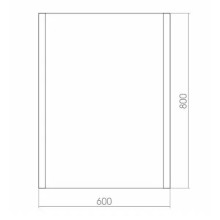 Зеркало Creto Vessel 60 9-600800V с подсветкой с датчиком движения