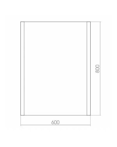 Зеркало Creto Vessel 60 9-600800V с подсветкой с датчиком движения