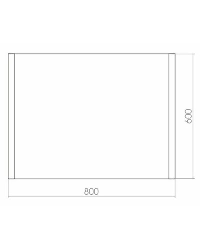 Зеркало Creto Vessel 80 9-800600V с подсветкой с датчиком движения