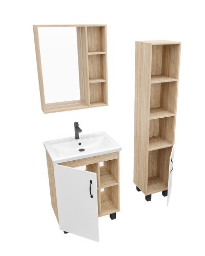 Зеркало Grossman Флай 60 206001 Дуб сонома