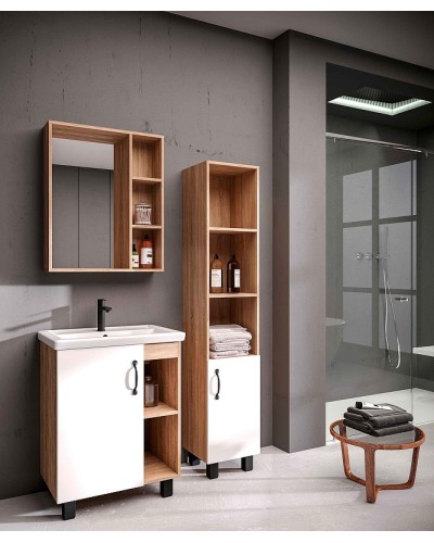 Зеркало Grossman Флай 60 206001 Дуб сонома