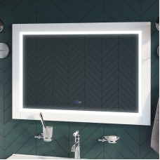 Зеркало Iddis Oxford 100 ЗЛП112 с подсветкой Белое