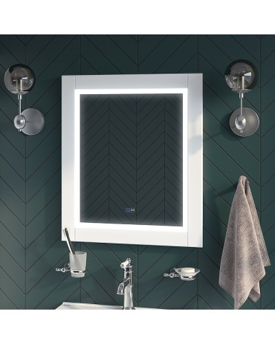 Зеркало Iddis Oxford 60 ЗЛП111 с подсветкой Белое
