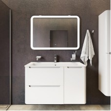 Зеркало Iddis Edifice 100 ЗЛП109 с подсветкой Белое