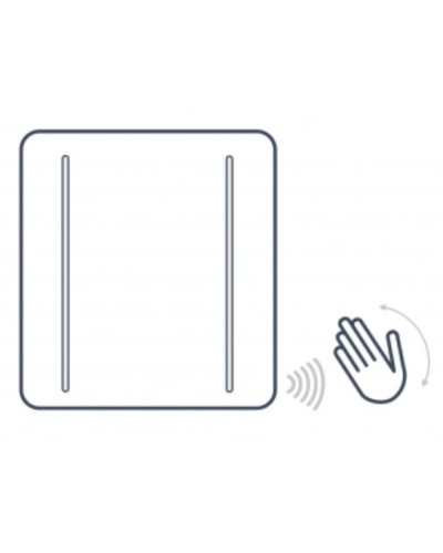 Зеркало 88х83,3 см белый глянец Astra-Form Альфа 020304/020307