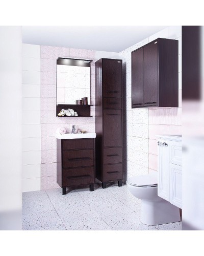 Зеркало Бриклаер Чили 55 4627125415043 с подсветкой Венге