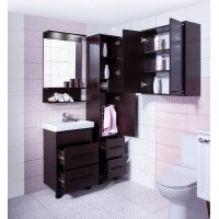 Зеркало Бриклаер Чили 55 4627125415043 с подсветкой Венге