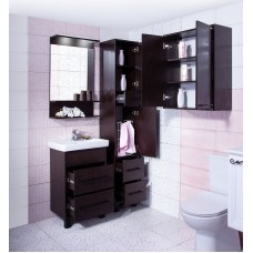 Зеркало Бриклаер Чили 55 4627125415043 с подсветкой Венге