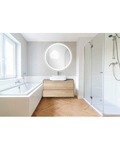 Зеркало BelBagno SPC-RNG-900-LED-TCH с подсветкой с сенсорным выключателем