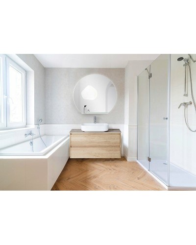 Зеркало BelBagno SPC-RNG-900-LED-TCH-MENS с подсветкой с сенсорным выключателем