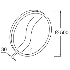 Зеркало Jacob Delafon 50 EB1426-NF с подсветкой с ИК-сенсором