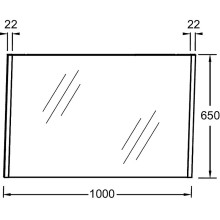 Зеркало Jacob Delafon Sherwood 100 EB1837RU-P13 Состаренный дуб