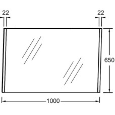 Зеркало Jacob Delafon Sherwood 100 EB1837RU-P13 Состаренный дуб