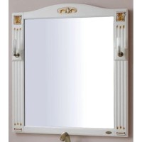 Зеркало 83х92,5 см слоновая кость золотая патина Atoll Венеция