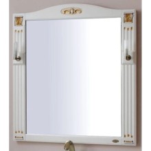 Зеркало 83х92,5 см слоновая кость золотая патина Atoll Венеция