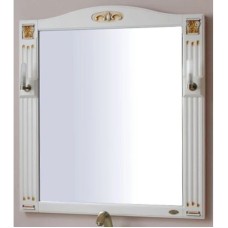 Зеркало 83х92,5 см слоновая кость золотая патина Atoll Венеция