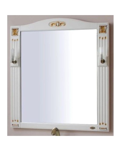 Зеркало 83х92,5 см слоновая кость золотая патина Atoll Венеция