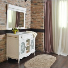 Зеркало 110х87,6 см белый матовый Atoll Марсель NEW