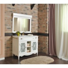 Зеркало 110х87,6 см белый матовый Atoll Марсель NEW