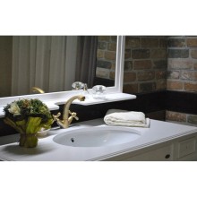 Зеркало 110х87,6 см белый матовый Atoll Марсель NEW