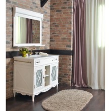 Зеркало 110х87,6 см белый матовый Atoll Марсель NEW