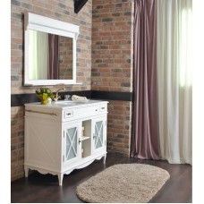 Зеркало 110х87,6 см белый матовый Atoll Марсель NEW