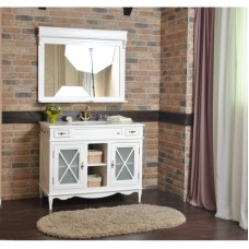 Зеркало 110х87,6 см белый матовый Atoll Марсель NEW