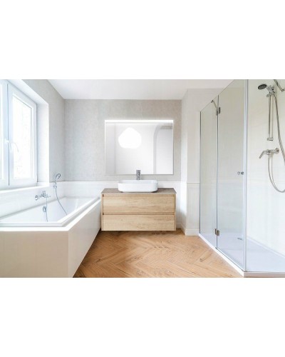 Зеркало BelBagno SPC 90 SPC-UNO-900-800-TCH с подсветкой с сенсорным выключателем