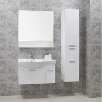 Зеркало 83,4х86,9 см белый глянец Акватон Инди 1A188502ND010