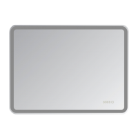 СТАЙЛ D13  Зеркало 800*600 с часами