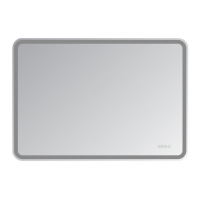 СТАЙЛ D13 зеркало 1000*700 с часами