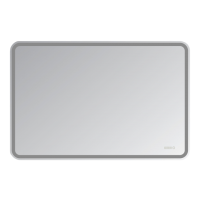 СТАЙЛ D13 зеркало 1200*800 с часами