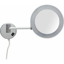 Косметическое зеркало Aquanet 1806D 204512 с подсветкой с увеличением Хром