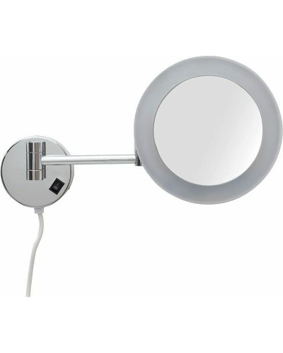 Косметическое зеркало Aquanet 1806D 204512 с подсветкой с увеличением Хром