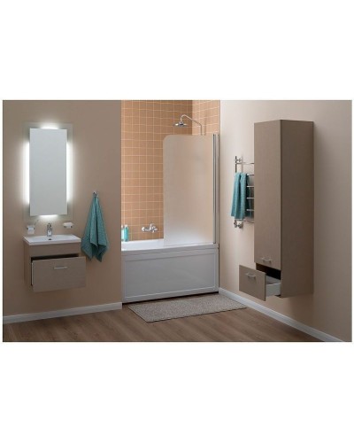 Зеркало Aquanet Нота 50 159095 с подсветкой Белое