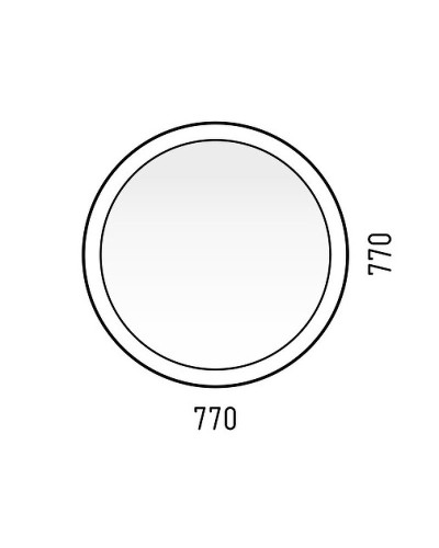 Зеркало Corozo Мицар 77 SD-00000891 с подсветкой с сенсорным выключателем