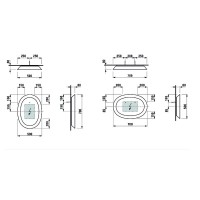 Зеркало Laufen The New Classic 50 4.0607.0.085.757.1 с подсветкой Белое матовое